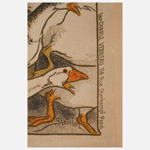 Theophile Steinlen, Plakat "Motocycles Comiot"