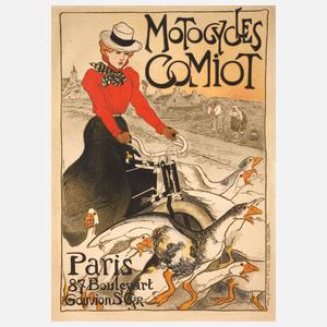 Theophile Steinlen, Plakat "Motocycles Comiot"
