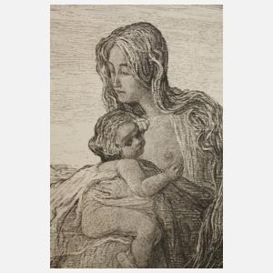 Wilhelm Woernle, "Engel des Lebens" nach Segantini