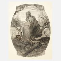 Wilhelm Woernle, "Engel des Lebens" nach Segantini111