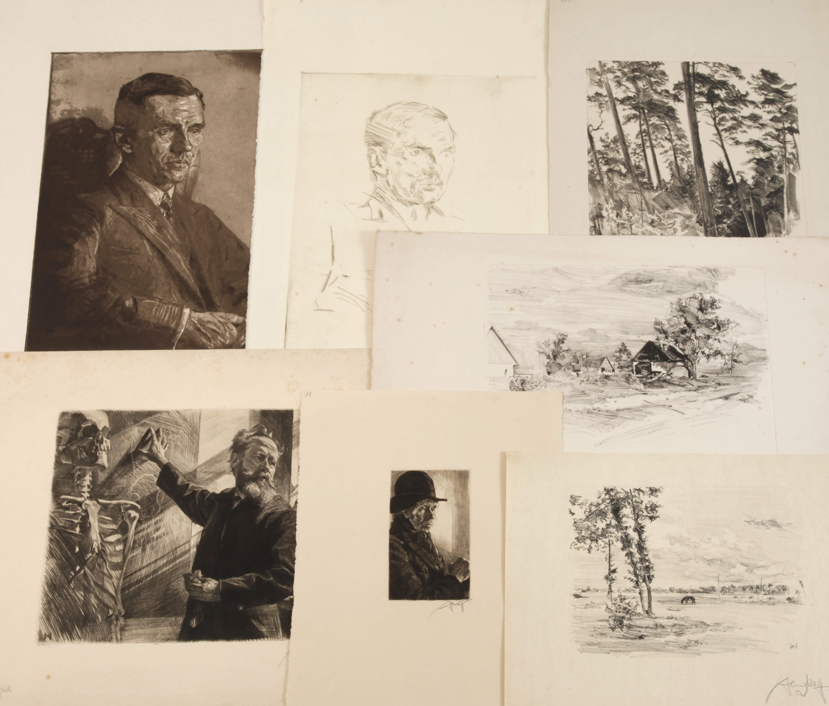 Heinrich Wolff, Graphikkonvolut