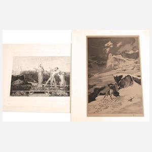 Paar symbolistische Arbeiten