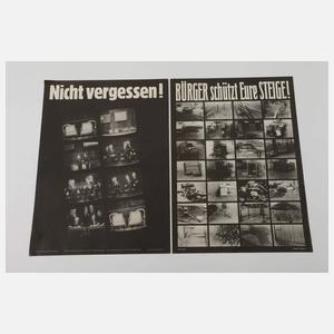 Manfred Butzmann, Konvolut Plakate