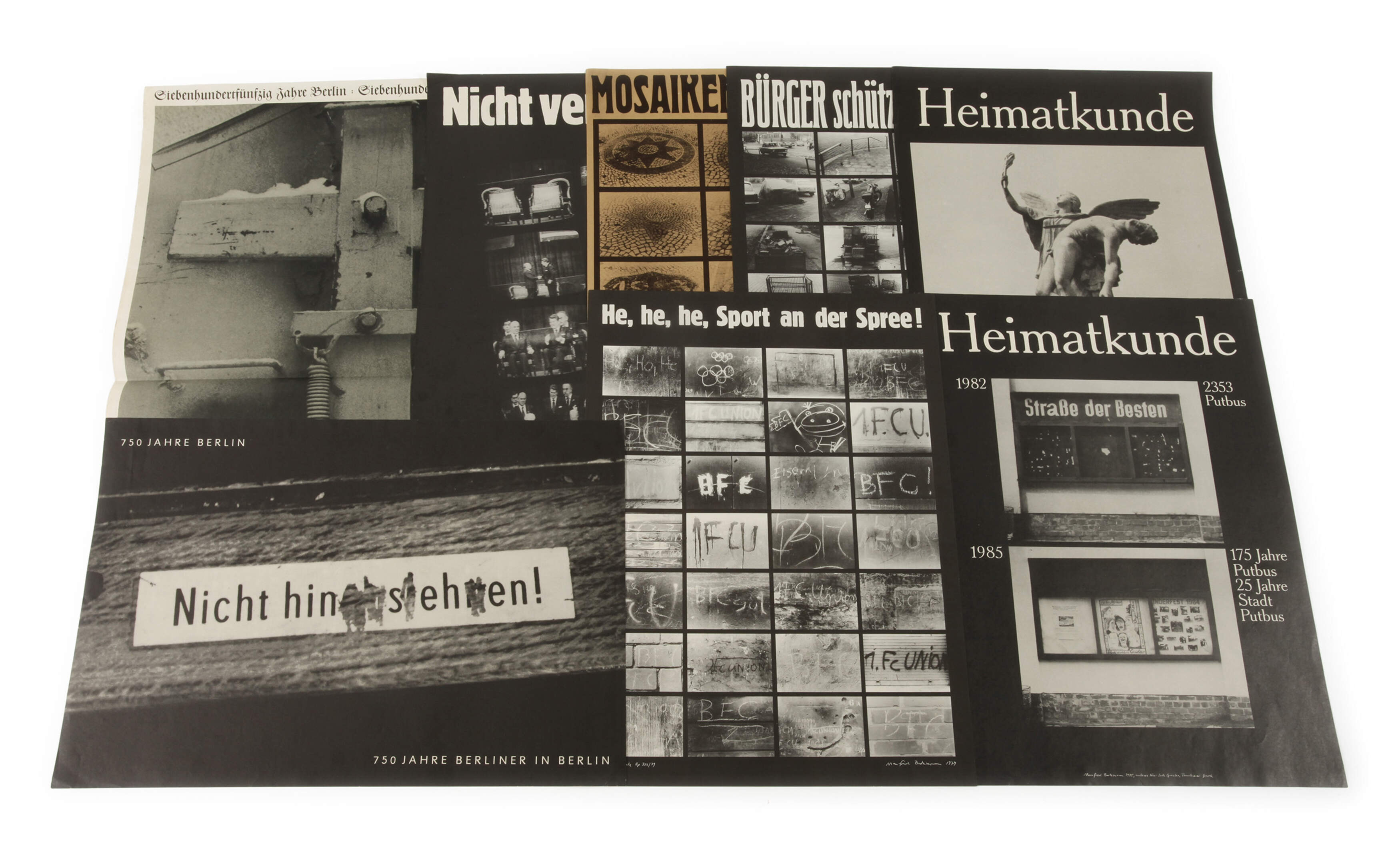 Manfred Butzmann, Konvolut Plakate