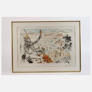 Salvador Dali, "Don Quijote de cervantes"