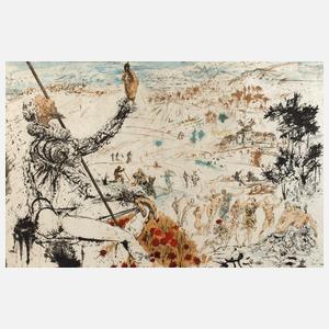 Salvador Dali, "Don Quijote de cervantes"