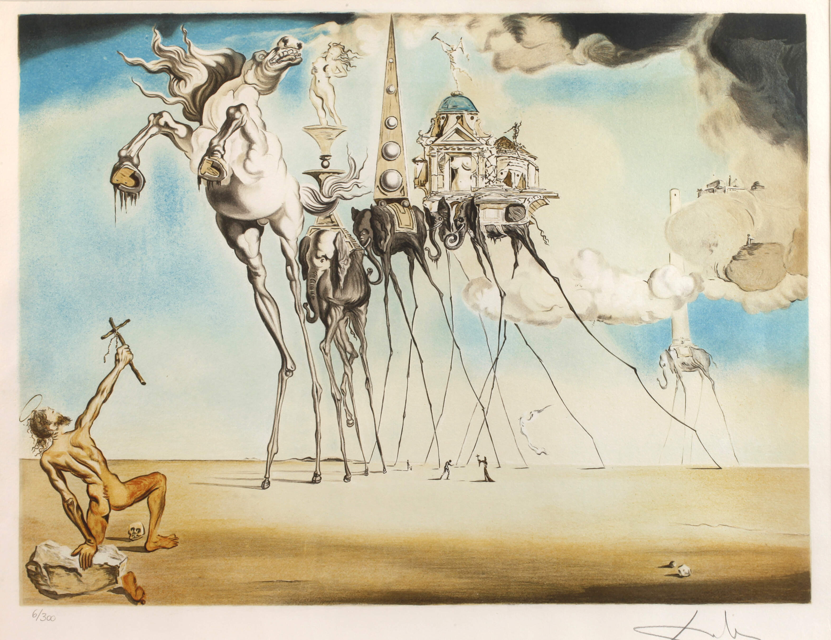 Salvador Dali, "Versuchung des heiligen Antonius"