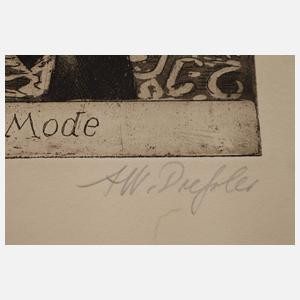 August Wilhelm Dressler, "Triumph der Mode"