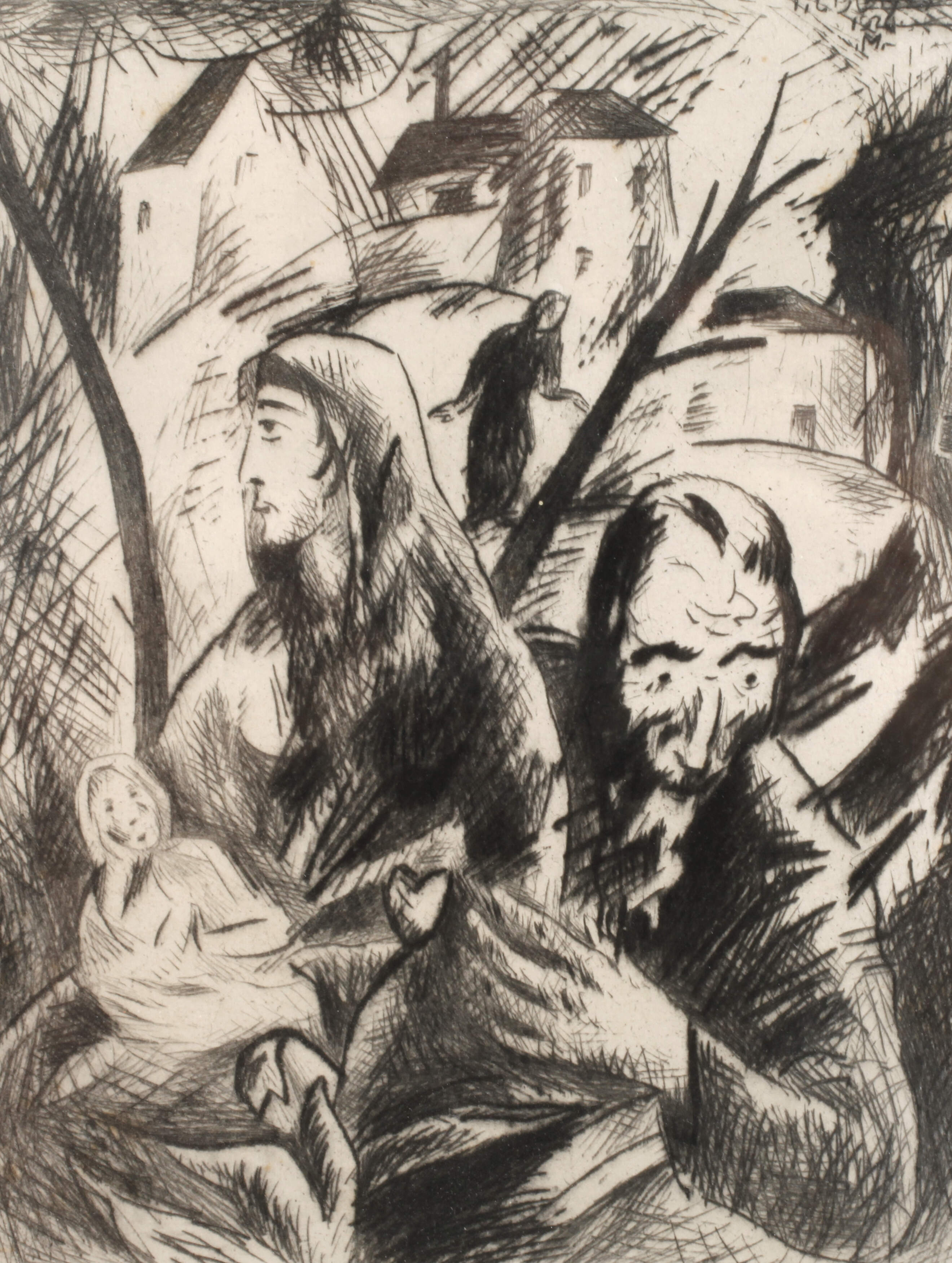 Josef Eberz, Heilige Familie auf der Flucht