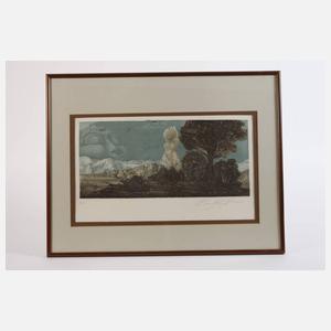 Ernst Fuchs, "Zyklopische Landschaft"