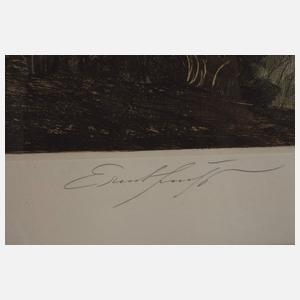 Ernst Fuchs, "Zyklopische Landschaft"