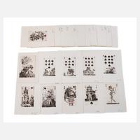 Gerhard Goßmann, originalgraphisches Kartenspiel111