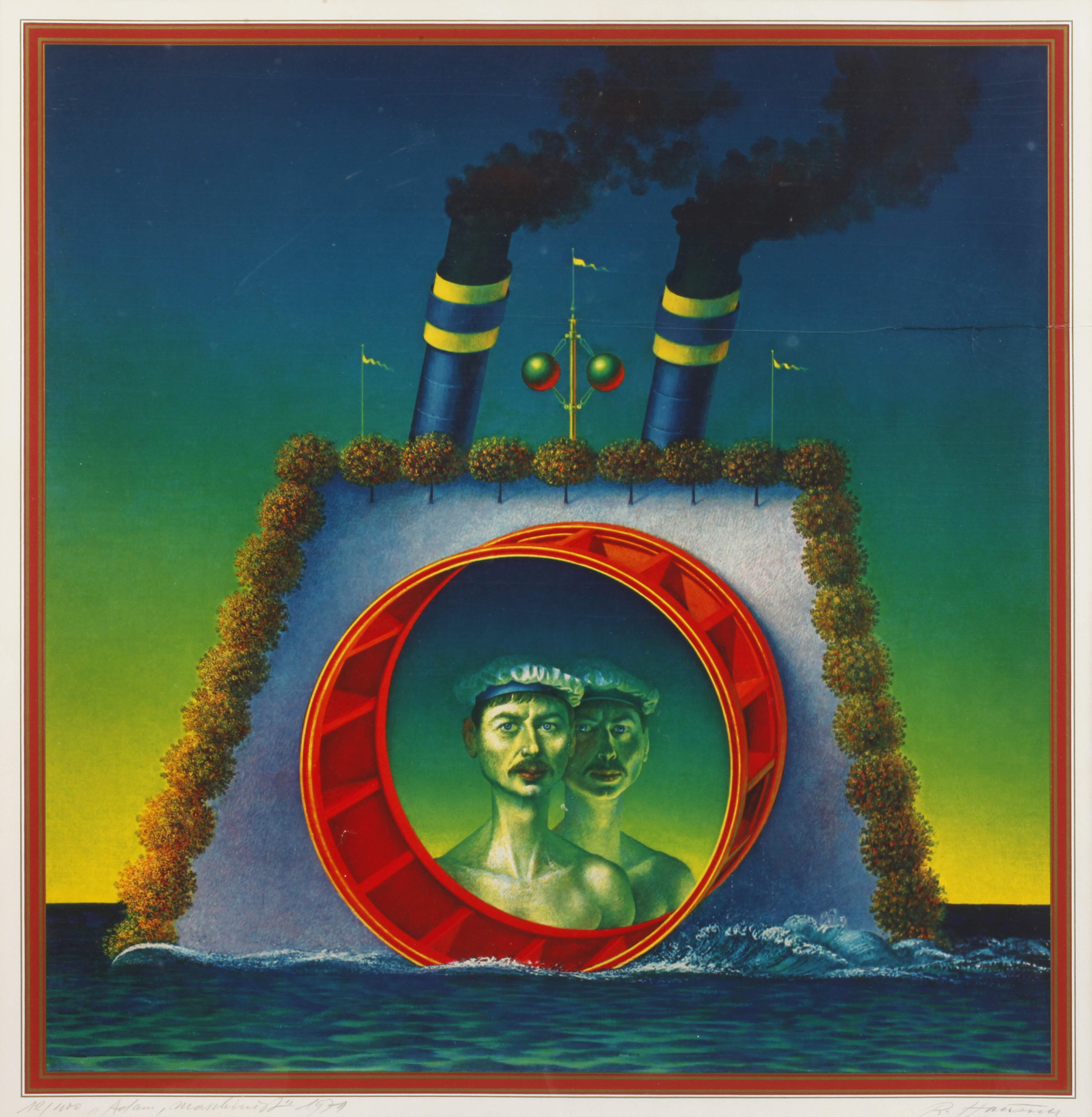 Rudolf Hausner, "Adam, Maschinist"