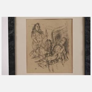 Oskar Kokoschka, Paar Lithographien