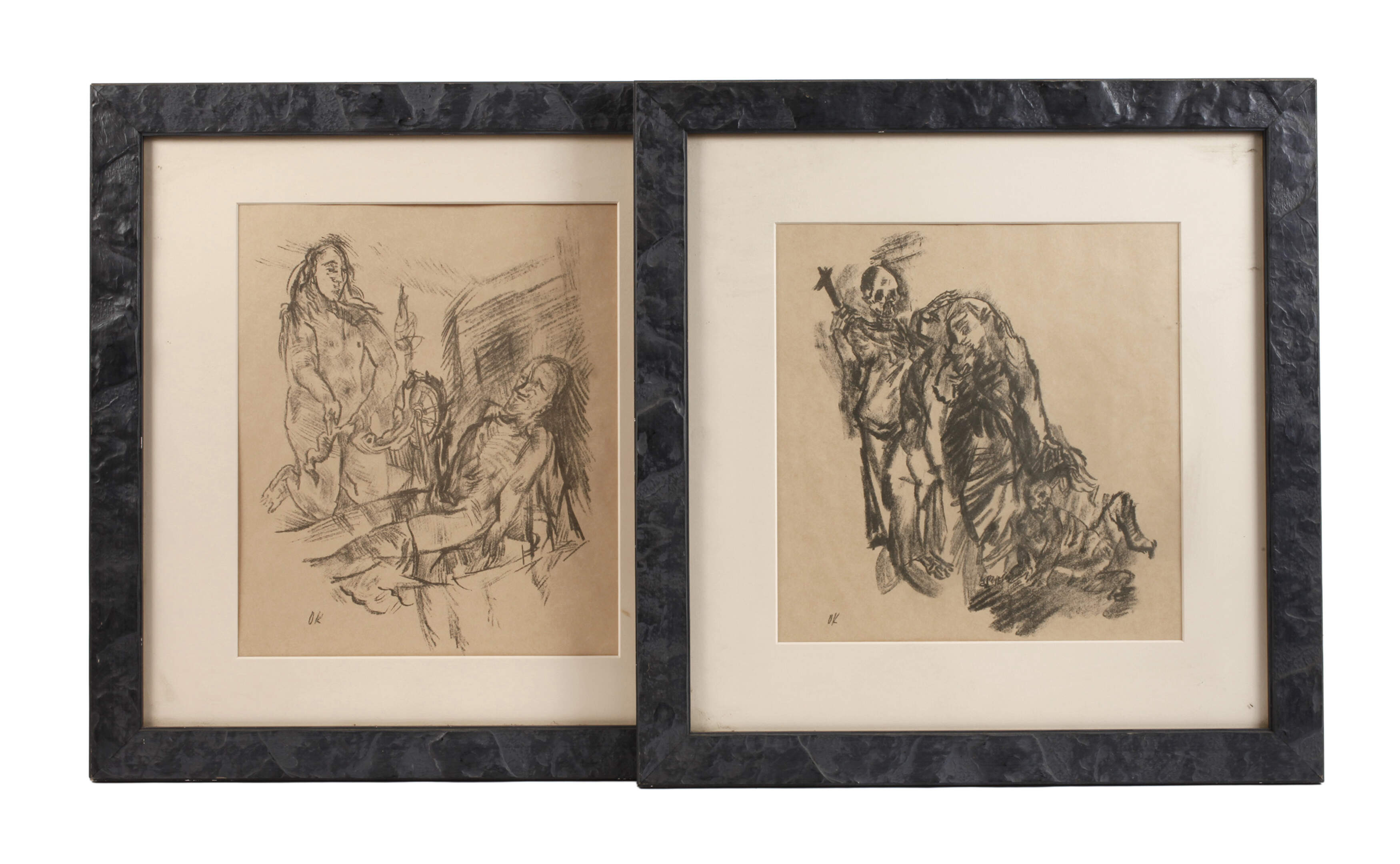 Oskar Kokoschka, Paar Lithographien