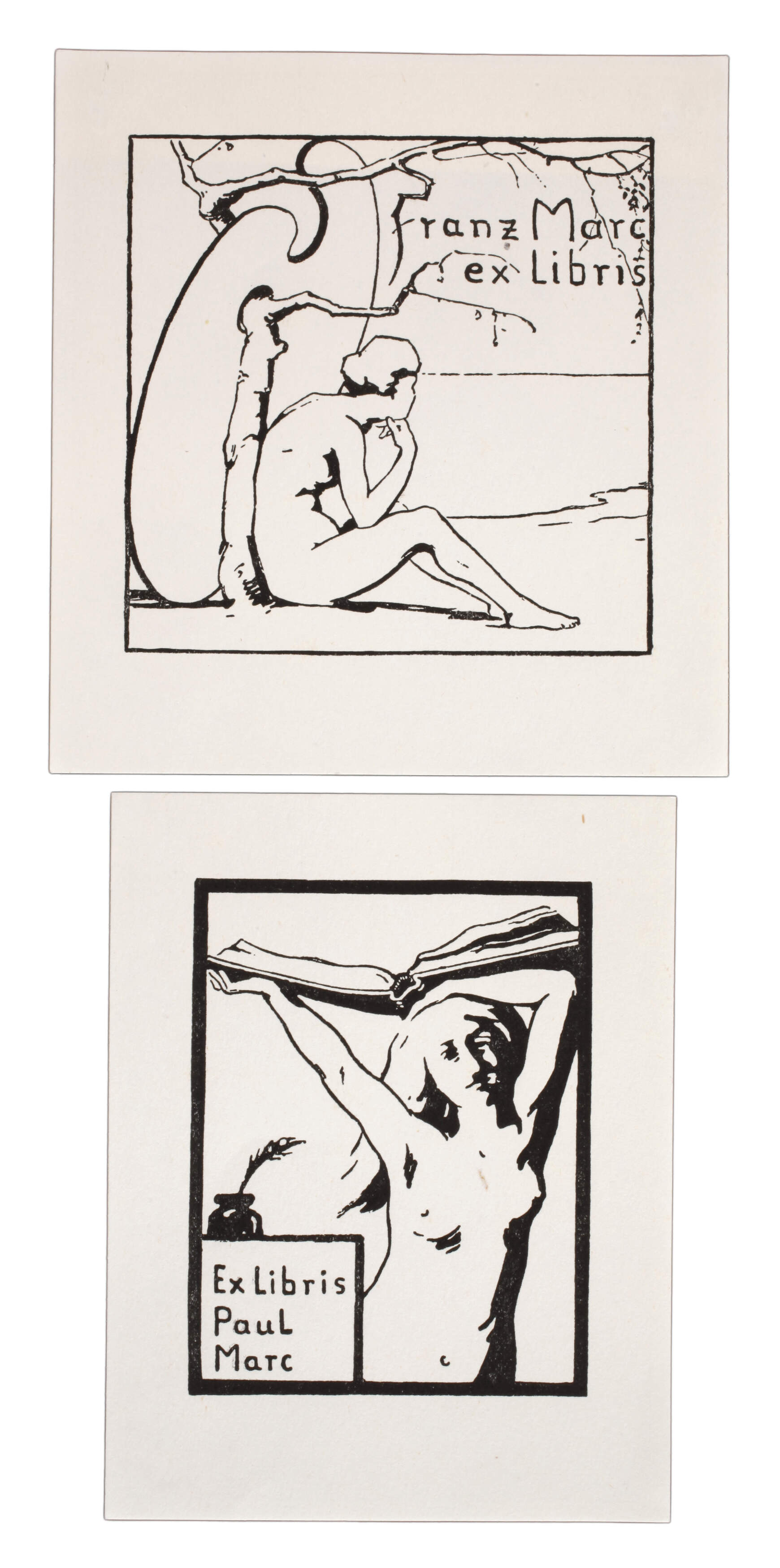 Franz Marc, Paar Exlibris