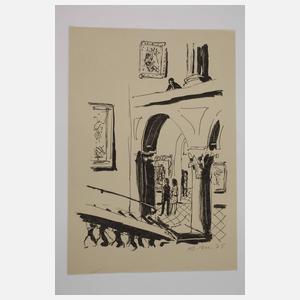 Arno Mohr, "In der Nationalgalerie"