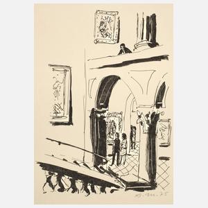 Arno Mohr, "In der Nationalgalerie"