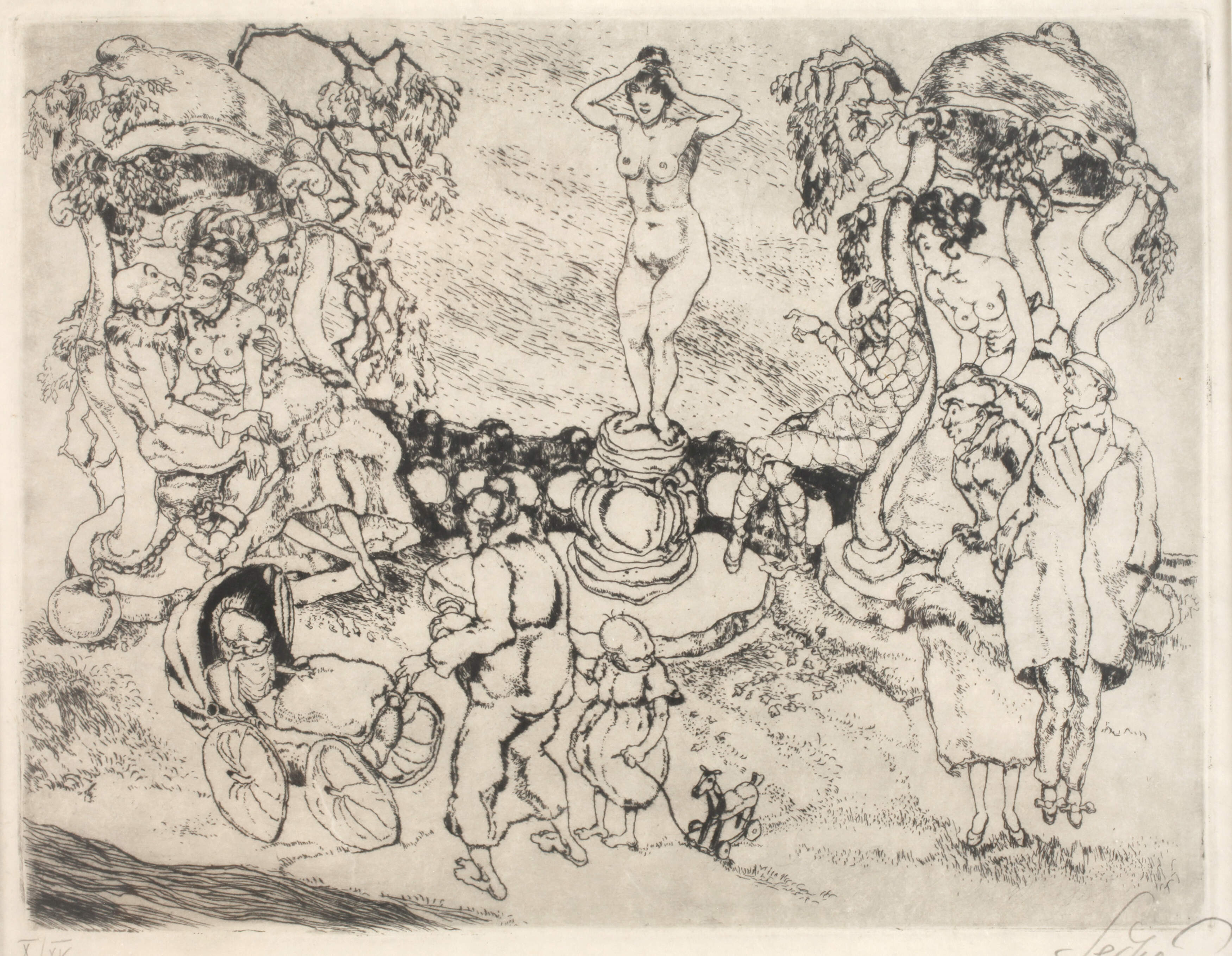 Josef Seché, Amouröse Gesellschaft