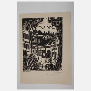 Willi Tegtmeier, Holzschnittkonvolut