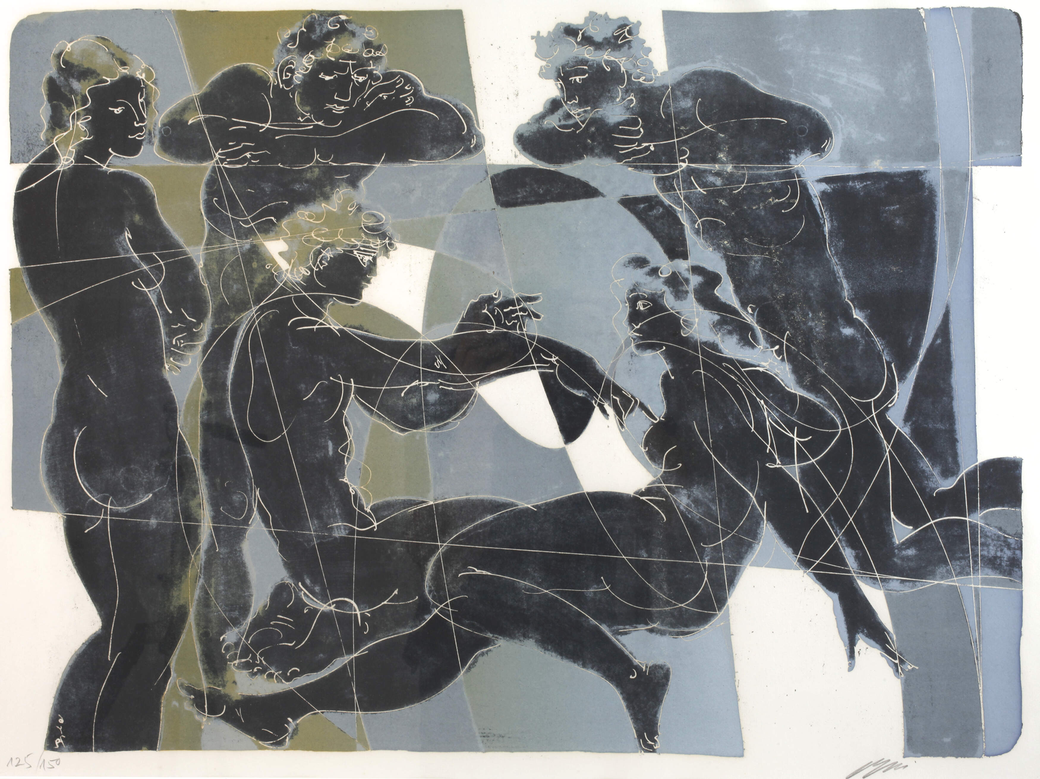 Hans Erni, "Lehrstunde"