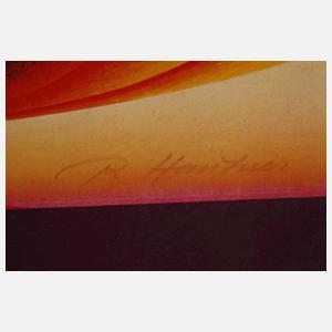 Rudolf Hausner, "Bei Sonnenaufgang"