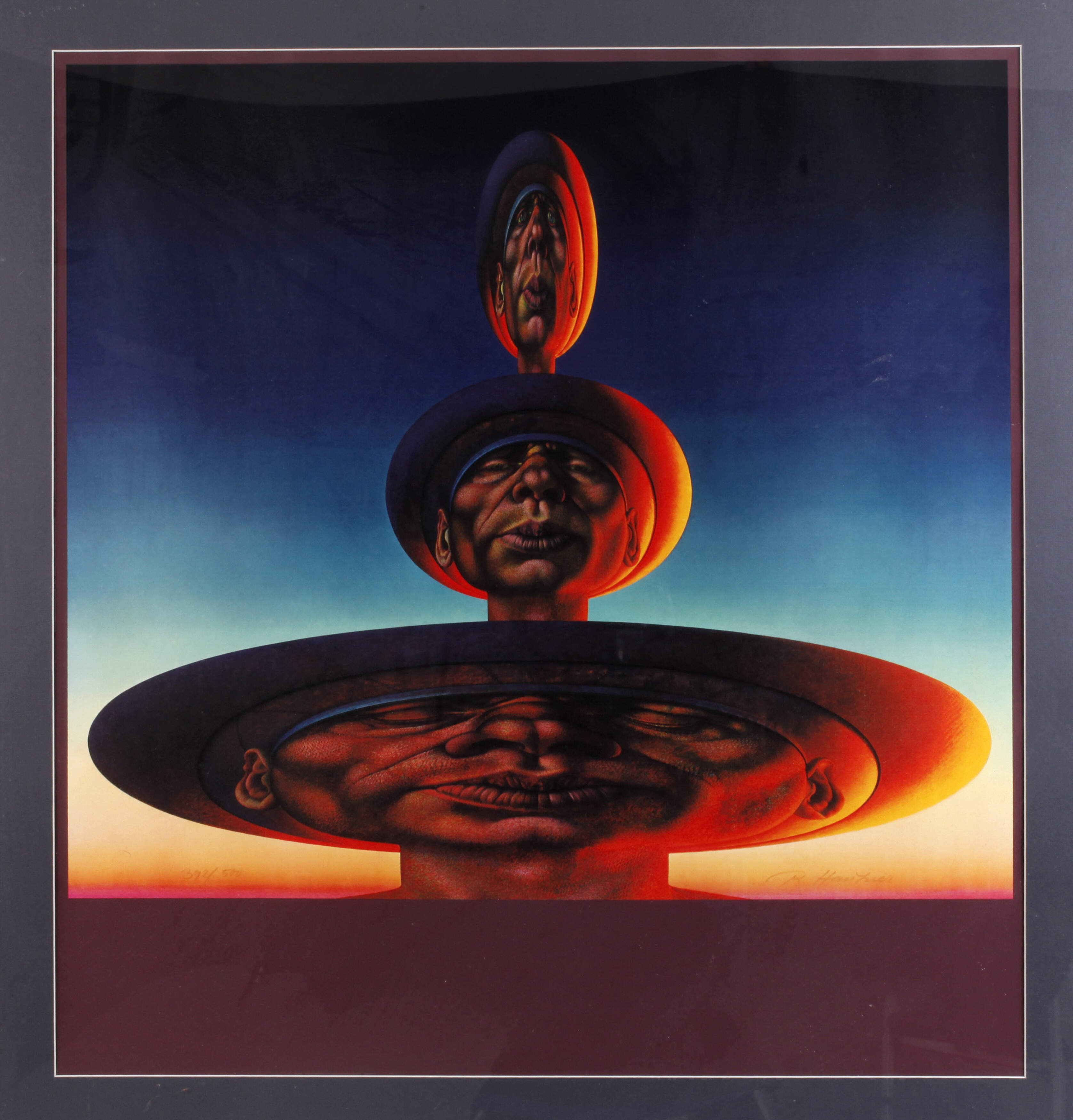 Rudolf Hausner, "Bei Sonnenaufgang"