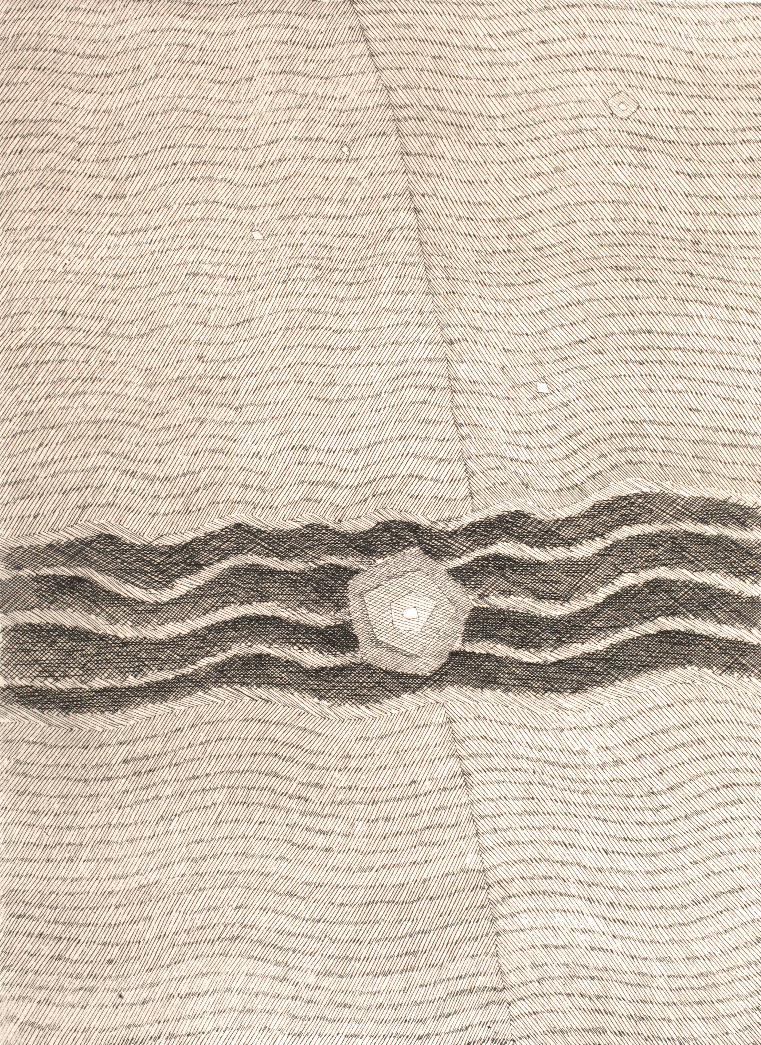 Jiří John, "Kristall-Gesteinsblüte"