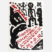 A. R. Penck, Plakat der Galerie Aschenbach111
