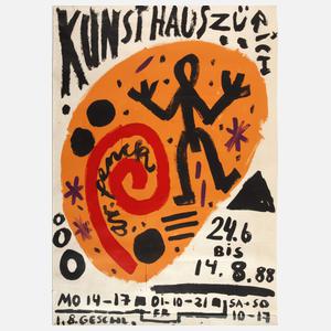 A. R. Penck, Plakat Kunsthaus Zürich