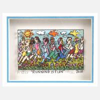 James Rizzi, "Running is Fun"111