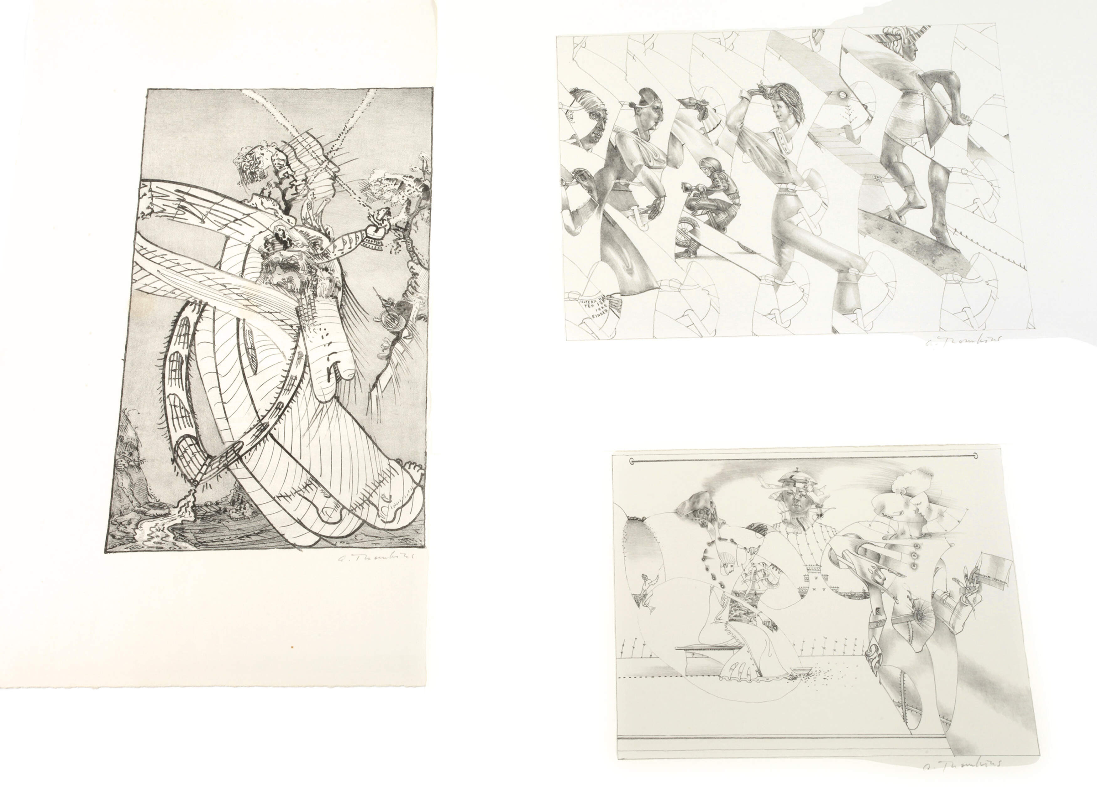 André Thomkins, Grafiken