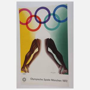 Konvolut Olympiaplakate München 1972