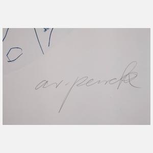 Penck/Breidenbruch, Radierung Gemeinschaftswerk