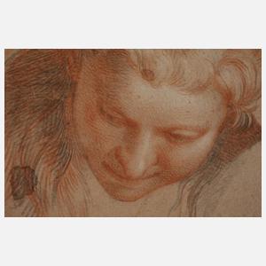 Altmeisterzeichnung, Kopfstudie