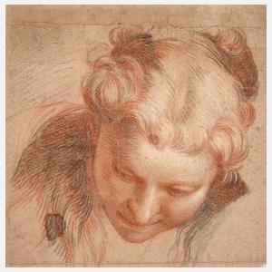 Altmeisterzeichnung, Kopfstudie