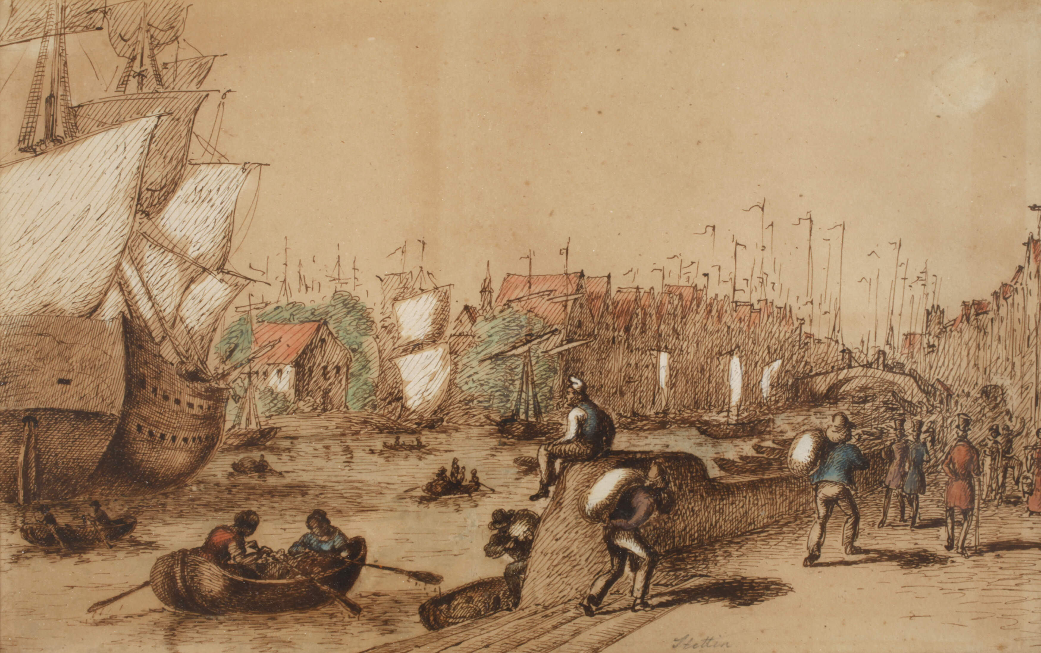 Wollmarkt in Stettin