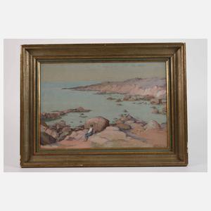 O. Blum, Mann am Meer