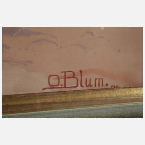 O. Blum, Mann am Meer