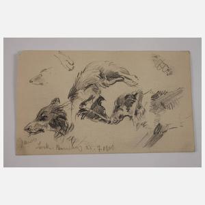 Julius Jacob, Zeichnungskonvolut