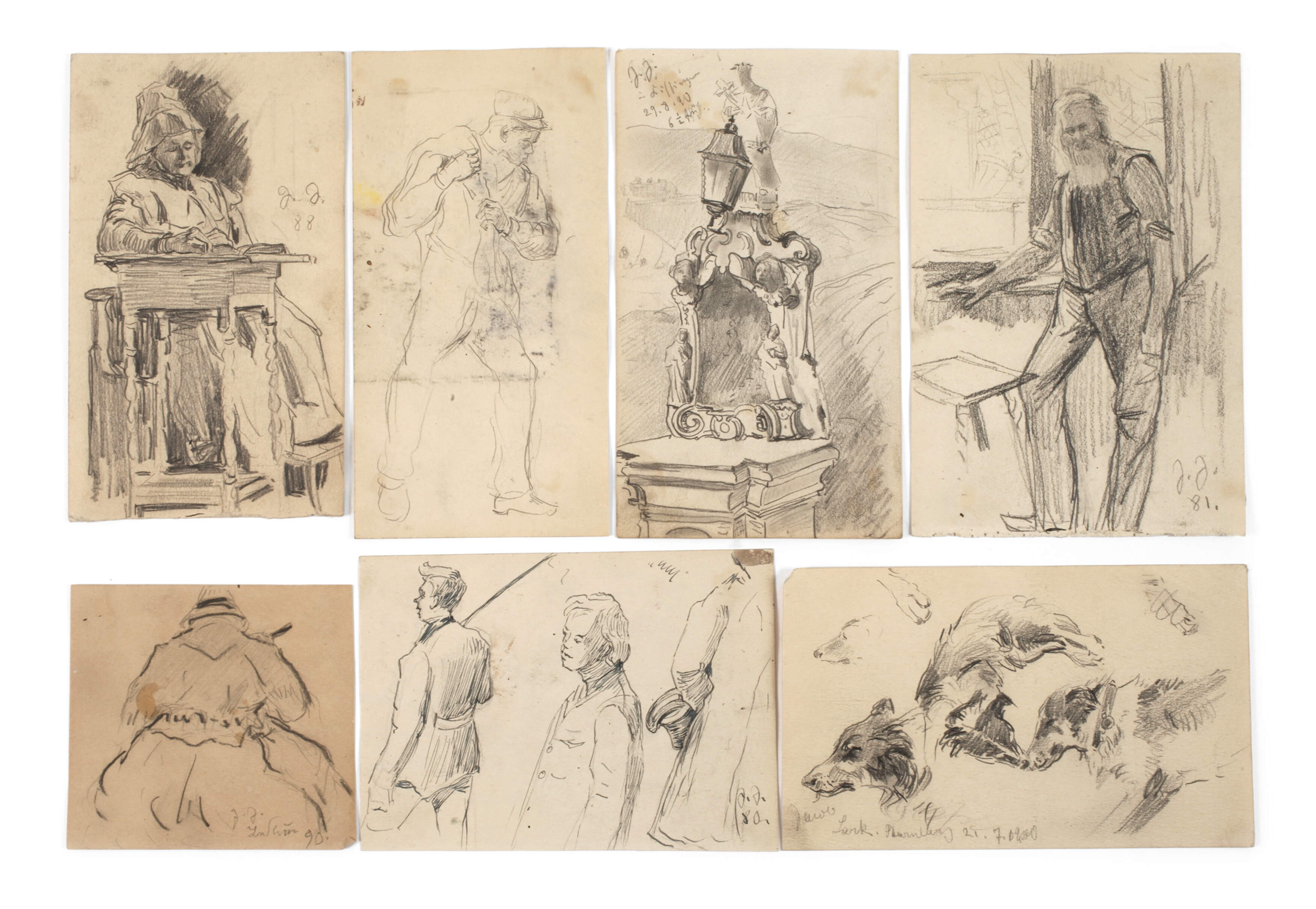 Julius Jacob, Zeichnungskonvolut