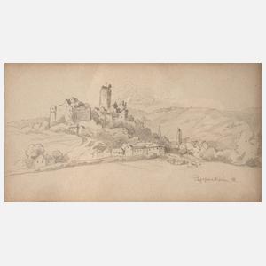 Hugo Mühlig, attr., Blick auf Pappenheim