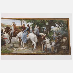 Willy Spatz, attr., Paar große Wandbildentwürfe