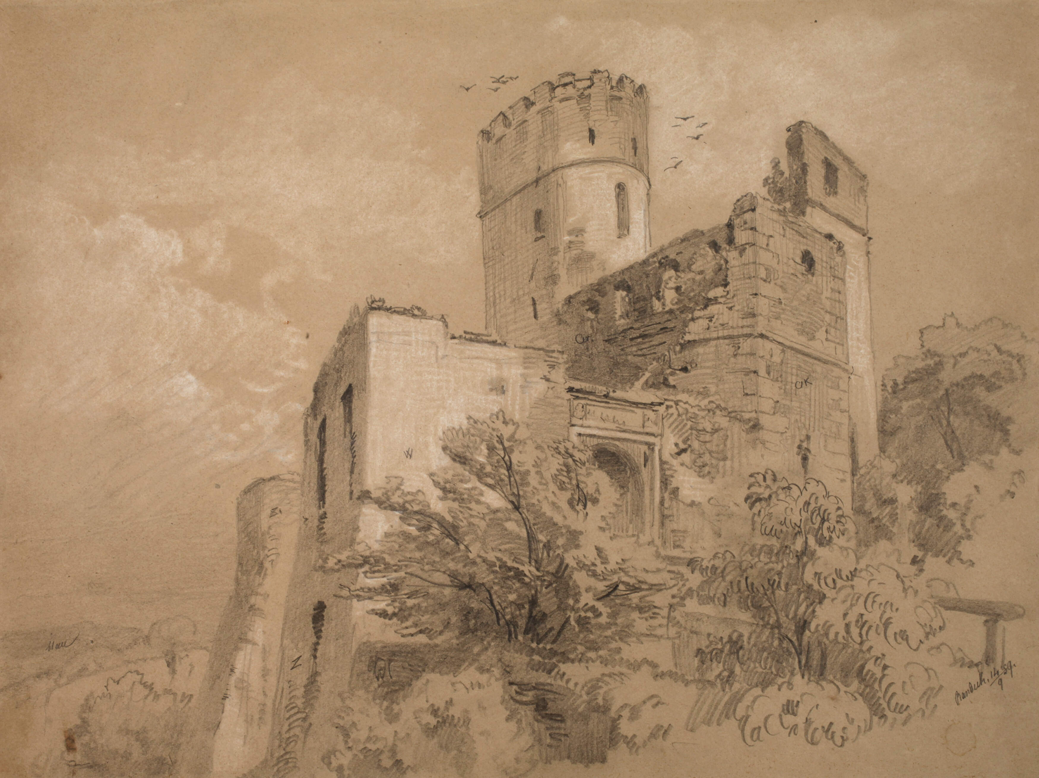 Friedrich Voltz, Burgruine Randeck