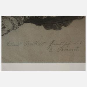 Anton von Werner, Halbportrait eines jungen Mannes