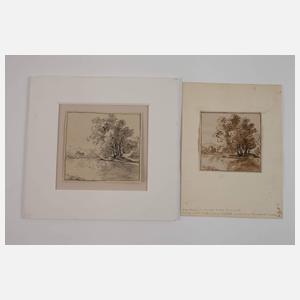 Zwei Altmeisterzeichnungen