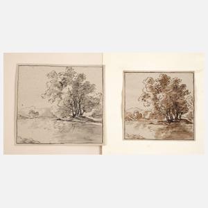 Zwei Altmeisterzeichnungen