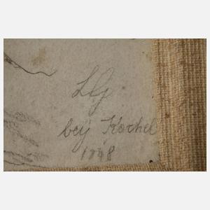 Altmeisterzeichnung, "Bey Kochel"