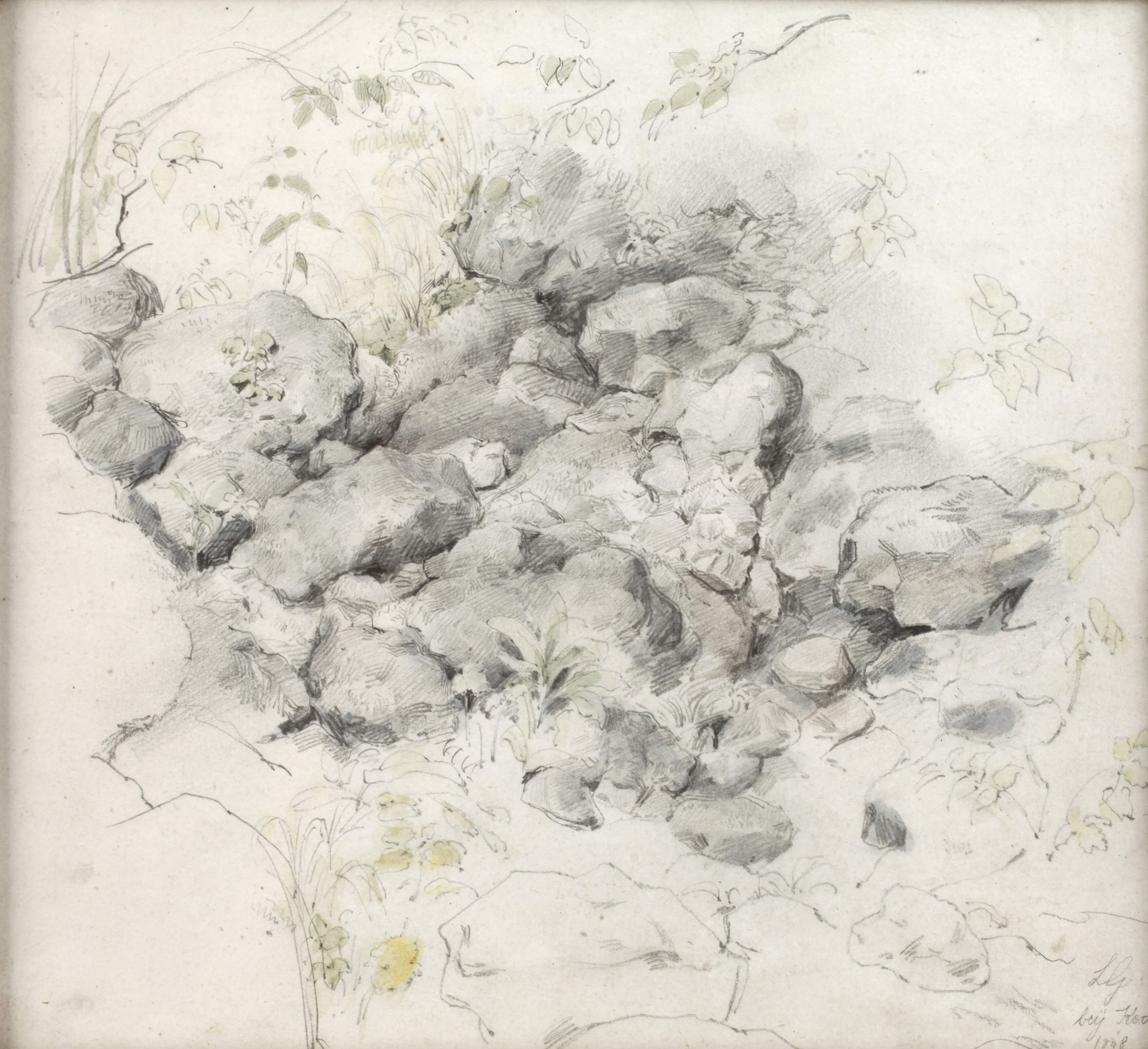 Altmeisterzeichnung, "Bey Kochel"