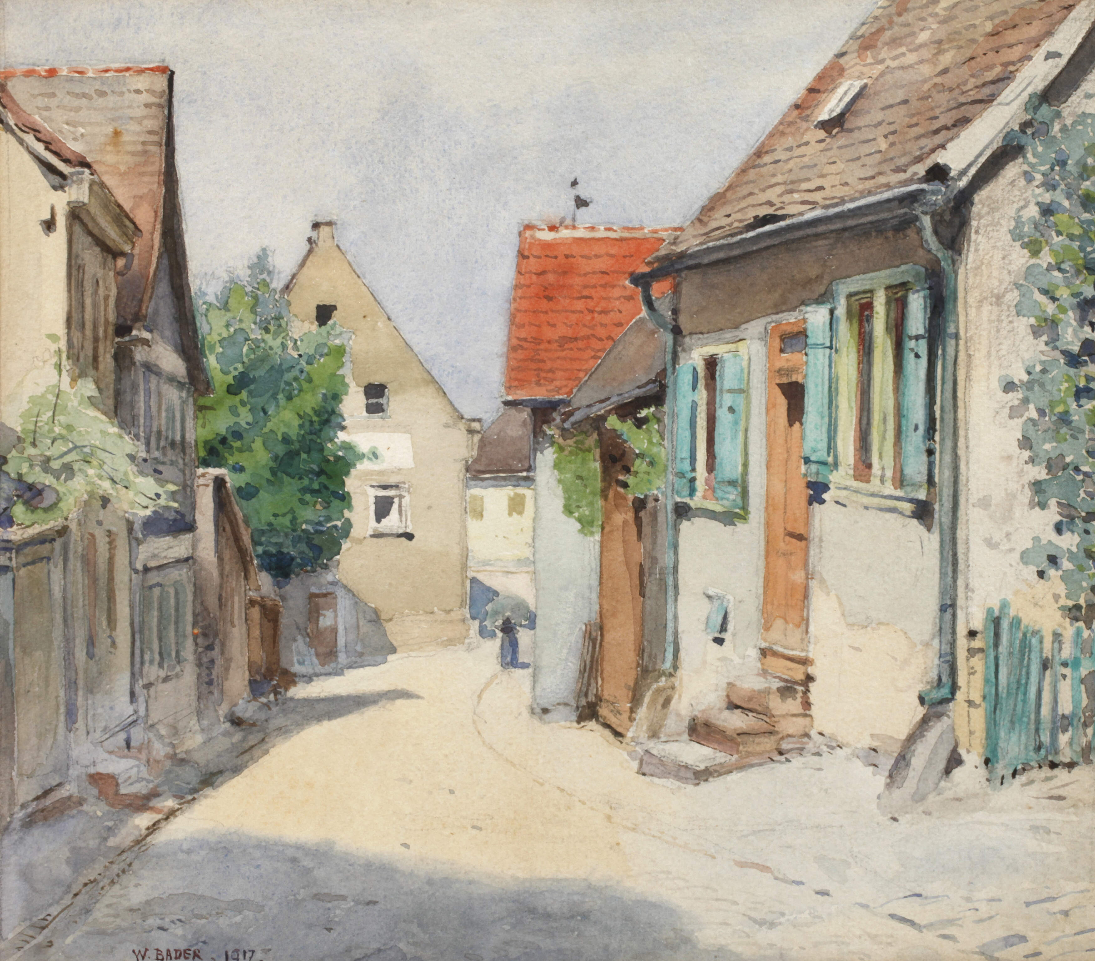 Wilhelm Johann Bader, Sommer in der Kleinstadt